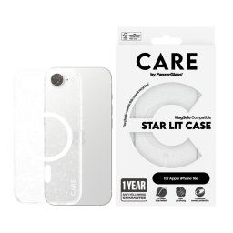 Гръб CARE by PanzerGlass за Apple iPhone 16E, Flagship Case, Urban Combat, Star Lit, MagSafe, Блестящ