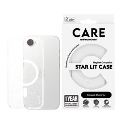 Гръб CARE by PanzerGlass за Apple iPhone 17E, iPhone 16E, Flagship Case, Urban Combat, Star Lit, MagSafe, Блестящ