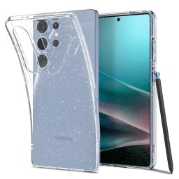 Гръб Spigenза Samsung Galaxy S25 Ultra, Liquid Crystal, Glitter, Прозрачен