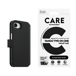 Калъф CARE by PanzerGlass за Apple iPhone 17E, iPhone 16E, Feature Case, Tango Two-in-One, Wallet, Черен