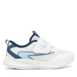 Сникърси Calvin Klein Jeans Low Cut Velcro V1X9-83001-1697YBIA Бял