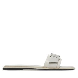 Чехли Calvin Klein Flat Slide W/Buckle - Lth HW0HW02490 Сив