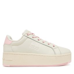 Сникърси Tommy Jeans Tjw Flatform Ess EN0EN02518 Розов