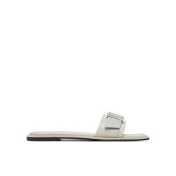 Calvin Klein Чехли Flat Slide W/Buckle - Lth HW0HW02490 Сив