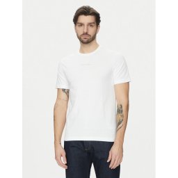 Calvin Klein Тишърт Editorial Logo K10K114172 Бял Regular Fit