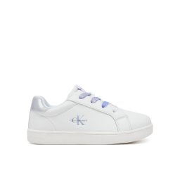Calvin Klein Jeans Сникърси Low Cut Lece-UP V1A9-82009-1355X S Бял