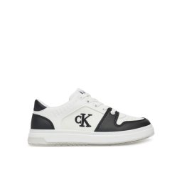 Calvin Klein Jeans Сникърси Low Cut Lace-Up Sneaker V3X9-82093-1697 S Бял