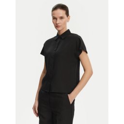 Calvin Klein Риза K20K208322 Черен Regular Fit