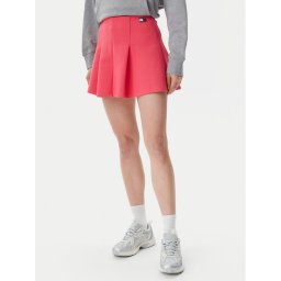 Tommy Jeans Мини пола Badge DW0DW20268 Розов Regular Fit
