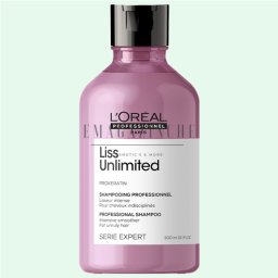 L'Oréal Profesionnel Изглаждащ шампоан за суха и неуправляема коса с кератин 300 мл. Serie Expert Liss Unlimited ProKeratin shampoo