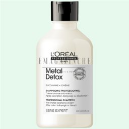 L'Oréal Professionnel Крем-шампоан за боядисана и изсветлена коса 300 мл. Serie Expert Metal Detox Anti-metal Cleansing Cream Shampoo