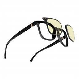 Glasses Cupertino set Amber/Clear with Case
