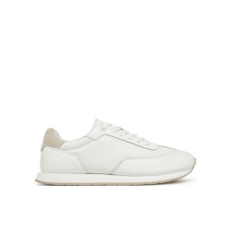 Calvin Klein Сникърси Low Top Lace Up Tmbl Lth HM0HM01804 Бял