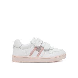 Tommy Hilfiger Сникърси Flag Low Cut Velcro Sneaker T1A9-33730-1439 S Бял