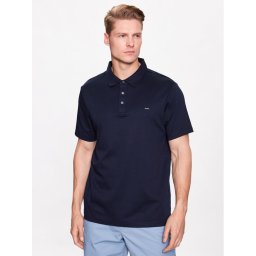 Michael Kors Тениска с яка и копчета CB95FGVC9 Тъмносин Regular Fit