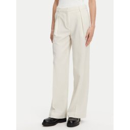 Calvin Klein Панталони тип палацо K20K208217 Бежов Wide Leg