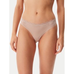 Calvin Klein Underwear Бикини тип прашка LV00QD5270 Бежов