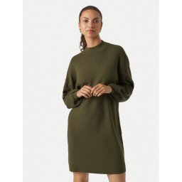 Vero Moda Плетена рокля Nancy 10249116 Зелен Relaxed Fit