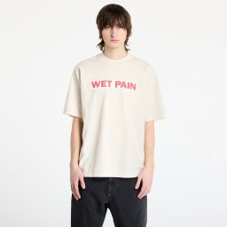 Тениска PLEASURES Wet Pain T-Shirt Cream S