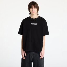 Тениска PLEASURES Cut Here Heavyweight T-Shirt Black S