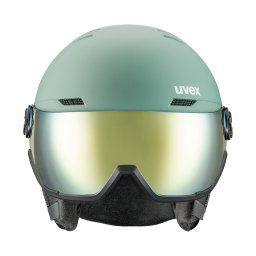Скиорска каска Uvex Wanted Visor 56/6/262/11/05 Зелен