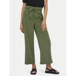 ONLY Текстилни панталони Marsa 15269628 Зелен Flared Fit