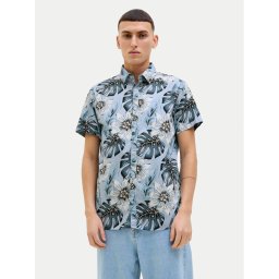 Jack & Jones Риза Hawaii 12269137 Светлосиньо Comfort Fit