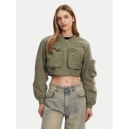 ONLY Яке бомбър Saga 15336303 Зелен Regular Fit