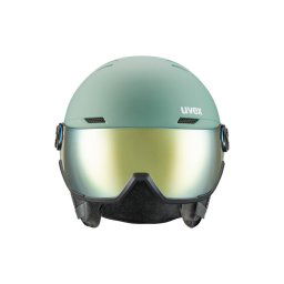 Uvex Скиорска каска Wanted Visor 56/6/262/11/05 Зелен