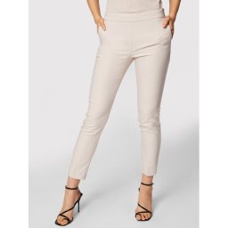 Morgan Текстилни панталони 211-PROSY.F Бежов Slim Fit