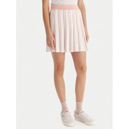 Guess Плисирана пола V5GD00 Z3D60 Бял Regular Fit