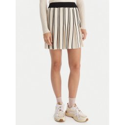 Guess Плисирана пола V5GD00 Z3D60 Екрю Regular Fit