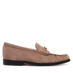 Обувки Tommy Hilfiger Soft Suede Horsebit Loafer FW0FW08649 Бежов