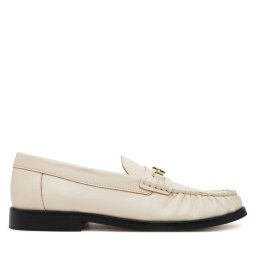Обувки Tommy Hilfiger Soft Leather Horsebit Loafer FW0FW08414 Екрю