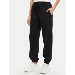 adidas Долнище анцуг ALL SZN Fleece IW1024 Черен Loose Fit