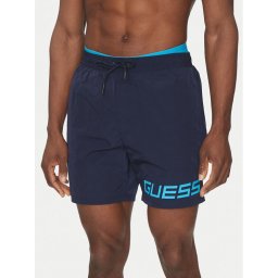 Guess Плувни шорти F5GT12 WH1C2 Тъмносин Regular Fit