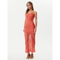 Guess Лятна рокля E5GK07 Z3N30 Коралов Regular Fit