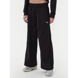 Puma Долнище анцуг Ess 629804 Черен Wide Leg