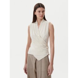 BOSS Блуза Euana 50537768 Екрю Regular Fit