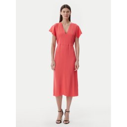 BOSS Ежедневна рокля Dieshana 50537397 Коралов Regular Fit