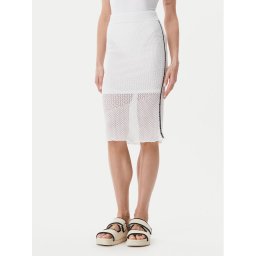 PINKO Миди пола Trivor 104892 A2EB Бял Regular Fit