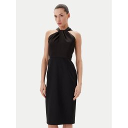 BOSS Коктейлна рокля Datinar 50538291 Черен Slim Fit