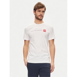 The North Face Тишърт Never Stop NF0A87NS Бял Regular Fit