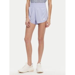 adidas Спортни шорти Pacer Essentials JC9582 Виолетов Regular Fit