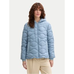 Tom Tailor Пухено яке 1044399 Светлосиньо Regular Fit