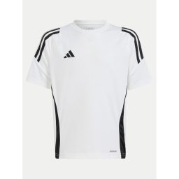 adidas Тениска от техническо трико Tiro 24 Jersey IS1033 Бял Slim Fit
