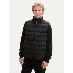 Tom Tailor Denim Елек 1043826 Черен Regular Fit