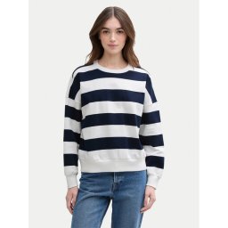 Tom Tailor Denim Суитшърт 1045508 Тъмносин Regular Fit
