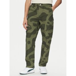 Nike Текстилни панталони FZ2060 Каки Regular Fit