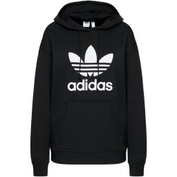 adidas Суитшърт adicolor Trefoil FM3307 Черен Regular Fit